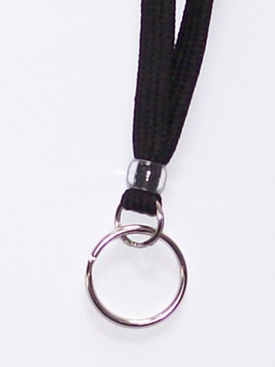 Woven Neck Lanyard w/Ring Attachment