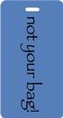 Commands Luggage Tags