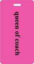 Honorary Title Luggage Tags