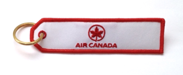 Air Canada Embroidered Key Ring Banner