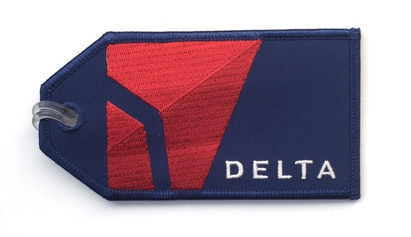 Delta Air Lines Embroidered Luggage Tag