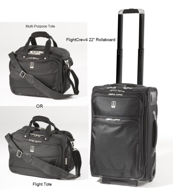 flight attendant carry on luggage