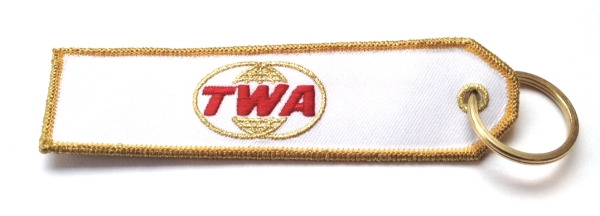 TWA Embroidered Key Ring Banner