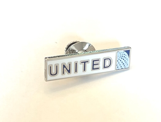United Airlines New Logo Lapel Pin