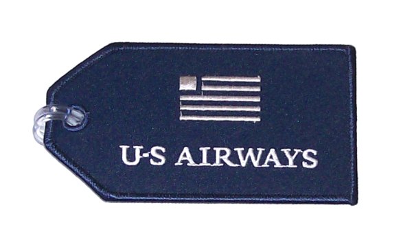 embroidered nylon luggage tags