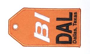 Braniff DAL Embroidered Luggage Tag