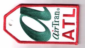 Air Tran ATL Embroidered Luggage Tag