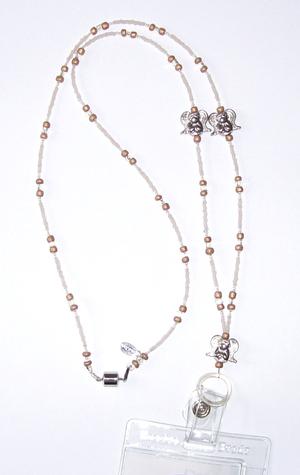 "Angels" Beaded Lanyard