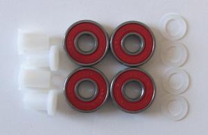 Skate Wheel Bearings and Bushings 4-Pack