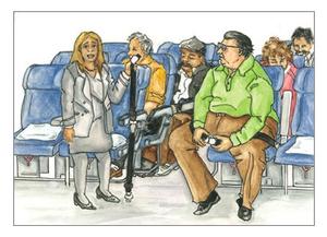 Flight Attendant Greeting Card - Seatbelt
