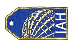 Continental IAH Embroidered Luggage Tag