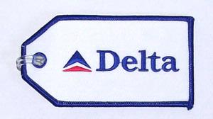 Delta Air Lines Embroidered Luggage Tag