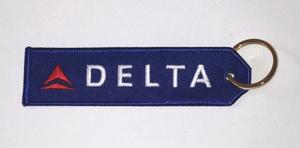 Delta Air Lines Embroidered Key Ring Banner