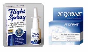 JetZone™ Jet Lag Tablets / Flight Spray Bundle