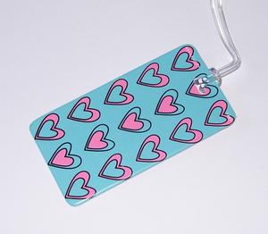 Hearts Luggage Tag