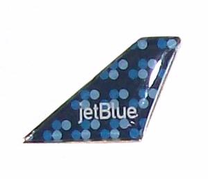 Jet Blue Bubbles Tail Pin