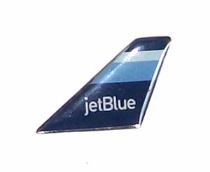 Jet Blue Stripe Tail Pin