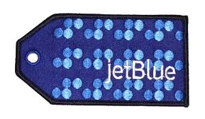 jetBlue Embroidered Luggage Tag