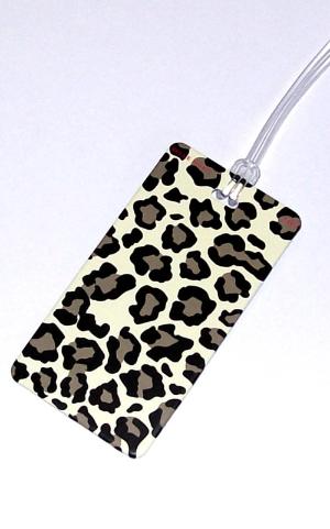 Leopard Luggage Tag
