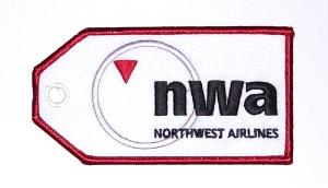 NWA Embroidered Luggage Tag
