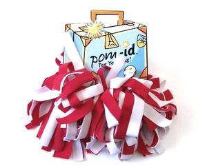 Pom-ID Red/White