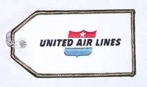 United Retro Embroidered Luggage Tag