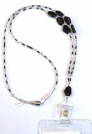 "Twilight" Beaded Lanyard