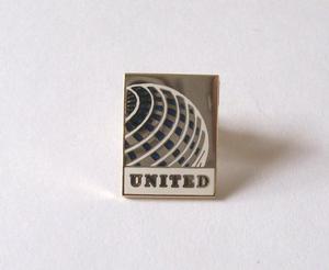 United Airline Globe Lapel Pin