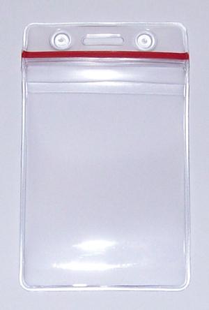 Sealable Badge Holder - Vertical