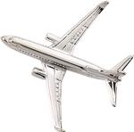 Boeing 737-800 BBJ Lapel Pin - Silver
