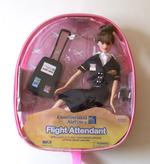 Continental Airlines Flight Attendant Doll - Brunette