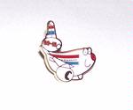 Smiley DC-10 Lapel Pin