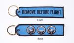 Attitude Indicator/RBF Embroidered Key Ring Banner