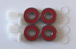 Skate Wheel Bearings and Bushings 4-Pack