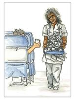 Flight Attendant Greeting Card - Don't Think So