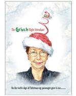 Flight Attendant Greeting Card - Christmas