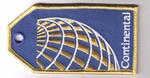 Continental Airlines Embroidered Luggage Tag