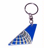 Continental Airlines Tail Key Chain