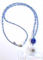 "Cool Water" Beaded Lanyard
