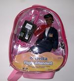 Delta Air Lines Flight Attendant Doll - African American
