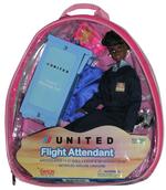 United Airlines Flight Attendant Doll - African American