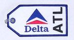 Delta Air Lines ATL Embroidered Luggage Tag