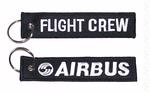 Flight Crew / Airbus Embroidered Key Ring Banner