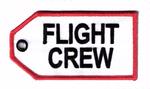Flight Crew Embroidered Luggage Tag