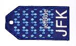 jetBlue JFK Embroidered Luggage Tag