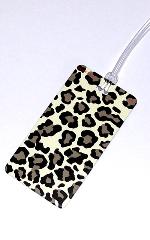 Leopard Luggage Tag