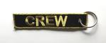Gold CREW Embroidered Key Ring Banner - Slim
