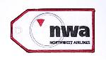 NWA Embroidered Luggage Tag