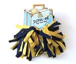 Pom-ID Navy Blue/Yellow Gold