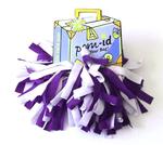 Pom-ID Shiny Purple/White